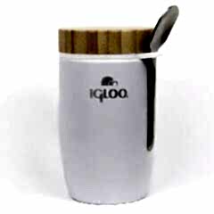 Igloo Bamboo Yemek Termosu 500ml-BEYAZ