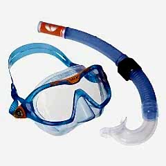 Aqualung Combo Mix Mavi Çocuk Maske Şnorkel Seti